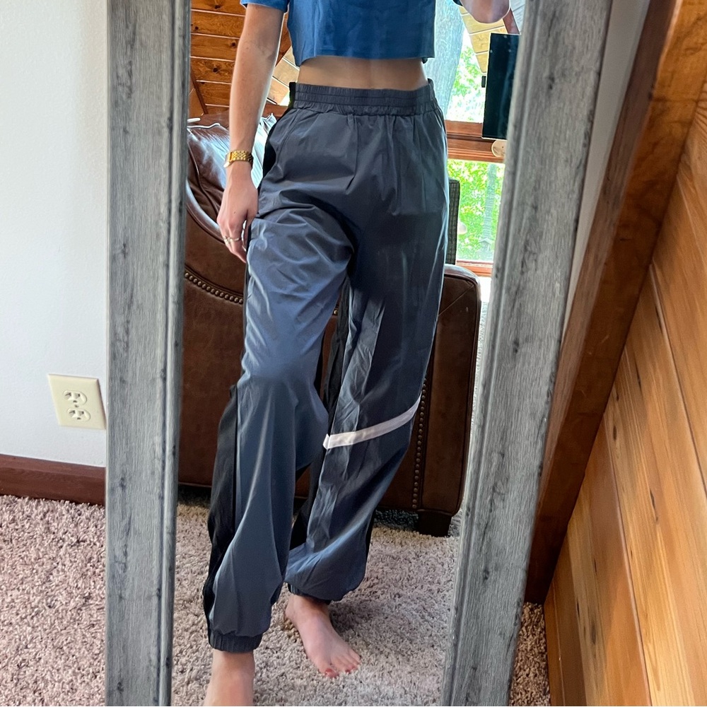 Blue & Black Track Pants